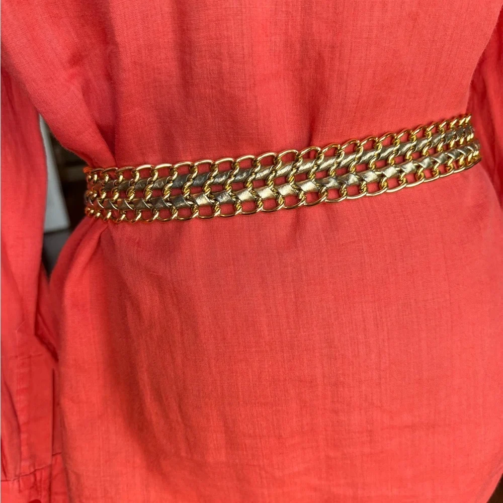 Boho Gold Woven Chain‎ Belt